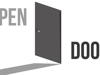 Open Door Visual Concept