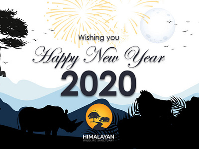 Himalayn Wildlife Sanctuary New Year Banner