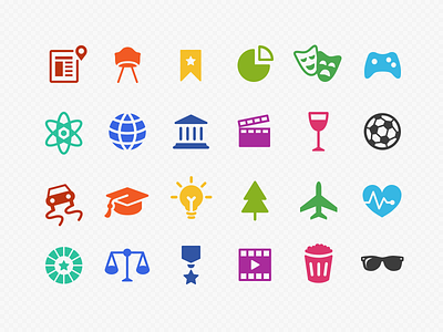 HTC Blinkfeed Category Icons