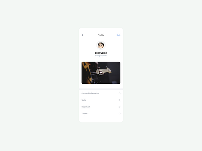 Daily UI #006 / User Profile