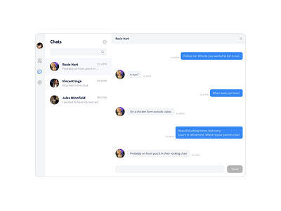 Daily UI #013 / Direct Messaging