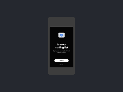 Daily UI #016 / Pop-Up / Overlay