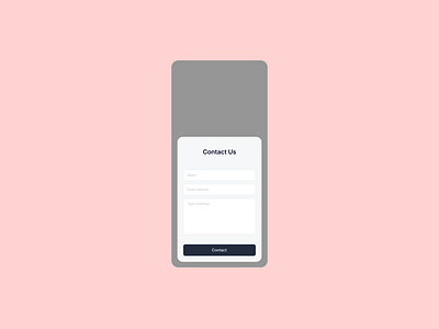 Daily UI #028 / Contact Us