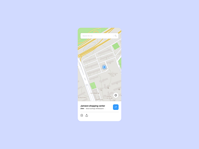 Daily UI #029 / Map app dailyui design map ui ux