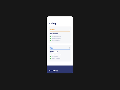 Daily UI #030 / Pricing