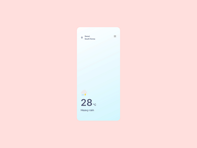 Daily UI #037 / Weather