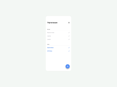 Daily UI #042 / ToDo List