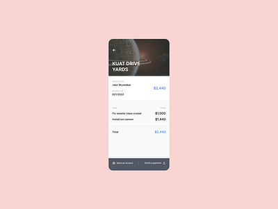 Daily UI #046 / Invoice app dailyui design invoice ui ux