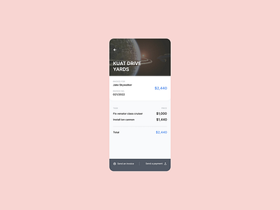 Daily UI #046 / Invoice