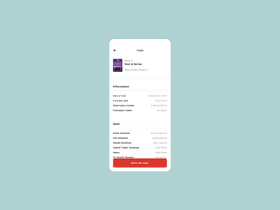 Daily UI #054 / Confirmation app book confirmation dailyui design ticket ui ux