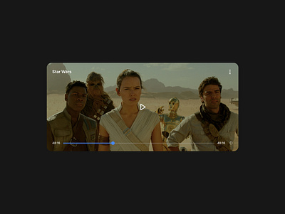 Daily UI #057 / Video Player app component dailyui design player ui ux video videoplayer