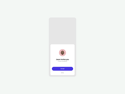 Daily UI #078 / Pending Invitation app component dailyui design invitation pending ui ux