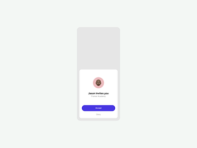 Daily UI #078 / Pending Invitation