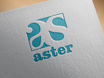 Aster logo logo design graphicdesign