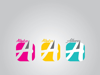 alborz branding logo persian logo