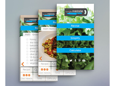 Recipe Reconstruction Mobile Design