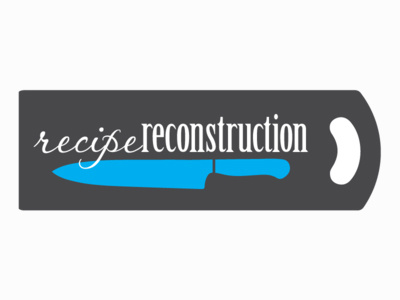Recipe Reconstruction branding logo recipes