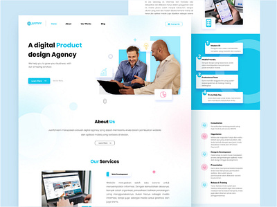 Digital Marketing - Web Landing Page digital digital marketing landing page software house ui ux web