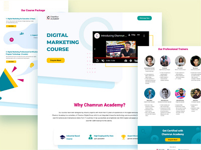 Course - Web Landing Page