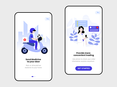 Healthcare APP-Onboarding page