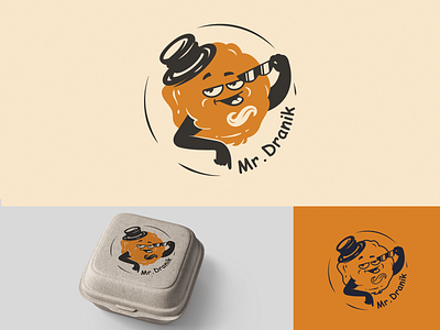 Fast food restaurant logo art character design design food illustration logo typography vector