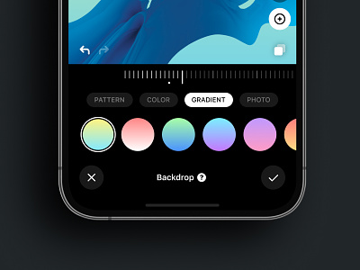 Color background UI app design ui