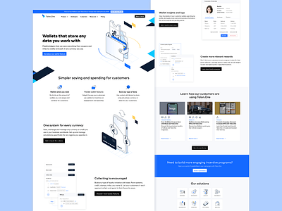 Software Solutions Page design graphic design illustration isometric ui ux web