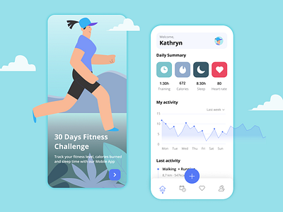 Fitness App UI