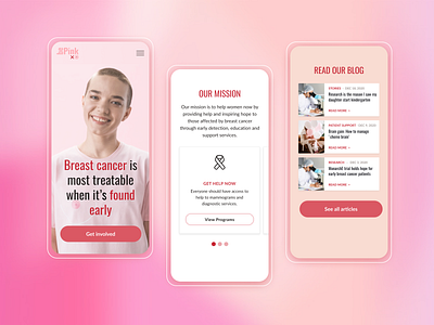 Visual Design App Breast Cancer Foundation