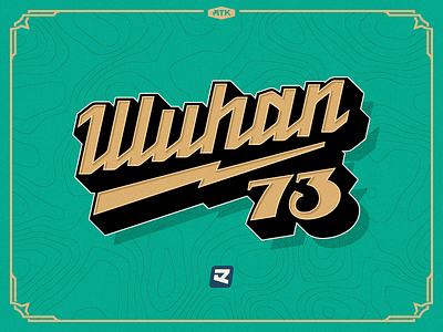 Wuhan_73 calligraphy design font font design graphic design handlettering handwriting lettering logotype number sign painter sign painting signpainting type type design typeface typeface design typography vintage design vintage logo