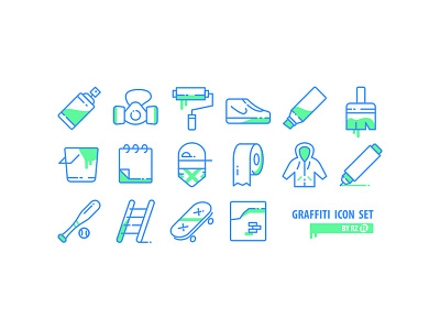 Graffiti Icon Set