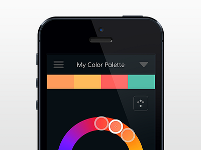 Color Scheme Detail (animated) ae after effects animation color gif ios nav navigation ui user interface