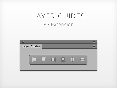 Layer Guides (PS Extension) extension free freebie guides photoshop photoshop extension tools
