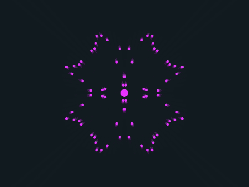 Animation experiment #21 animated animation canvas codepen gif javascript motion particles