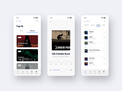 Music App.Pt 3 app design mobile ui ux