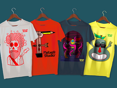 FletxeR Studio camis tshirt illustration