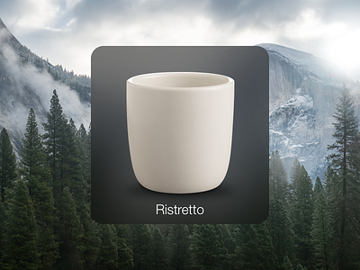 Ristretto Icon coffee cup icon mac mac app osx osx icon ristretto