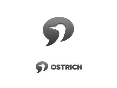 Ostrich Icon bird grey icon iphone icon ostrich