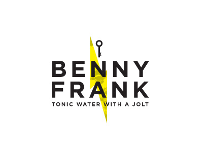 Benny Frank ben benjamin benjamin franklin benny beverage bolt drink energy frank franklin key logo soda tonic tonic water water