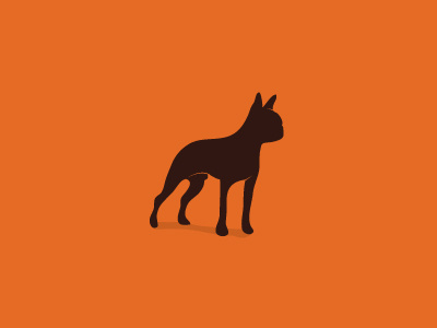 Boston Terrier Logo mark adopt boston boston terrier bulldog bully dog french frenchy gentleman icon logo massachusetts rescue silhouette