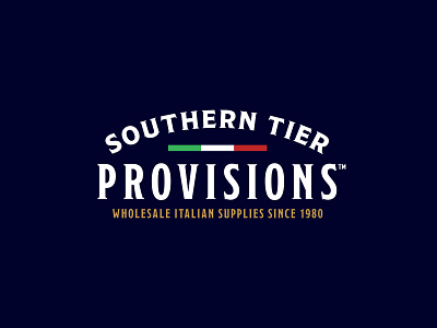 Southern Tier Provisions brand food italian logo pizza supplier