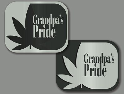 Grandpa's Pride branding cannabis cannabis logo design logo logo design marijuana marijuana logo