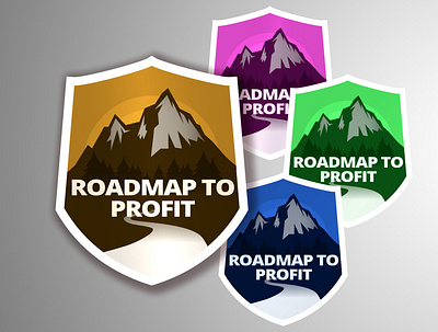 Roadmap To Profit design logo logo design profit road roadmap