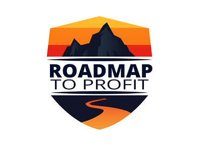 Roadmap To Profit branding design logo logo design profit road roadmap