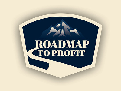 roadmap to profit branding logo logodesign profit road roadmap