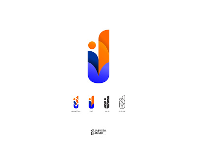 Logo Design Concept for Jaswita Jabar - Letter J abstract logo agency agent business company corporate detailed letter logo logo design modern logo vector