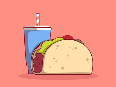 Taco Tuesday animation art branding design icon illustration illustrator minimal ui vector