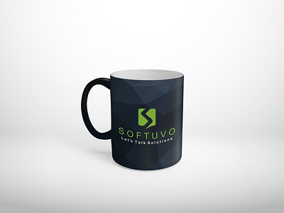 Softuvo Black Cup Presentation cup cups ui design design ui design uiux designing presentation ui uiux