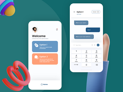 Health Chat module branding design designing illustration ios logo ui uiux web design