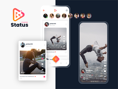 Status Mania App app branding design illustration ios logo ui uiux web design